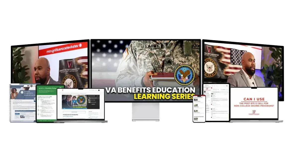 Graphic of the Vets4Vets learning resources