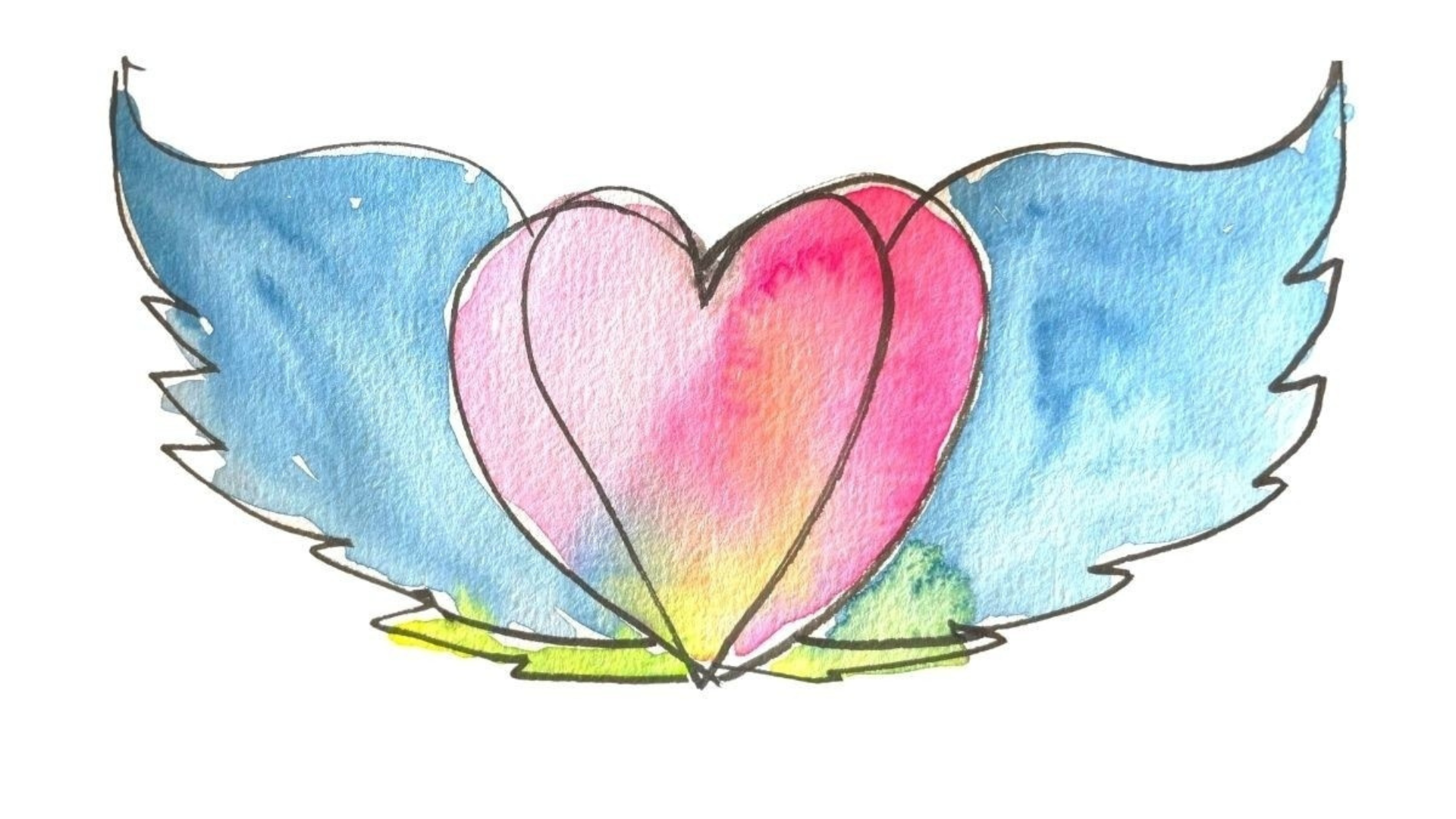 flying heart