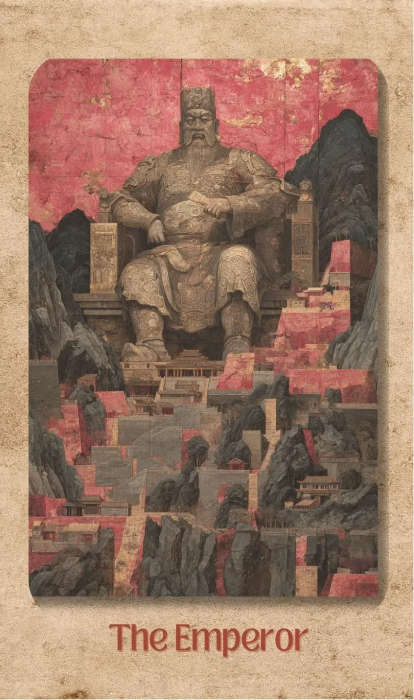 easternarcanatarotcardtheemperorupright