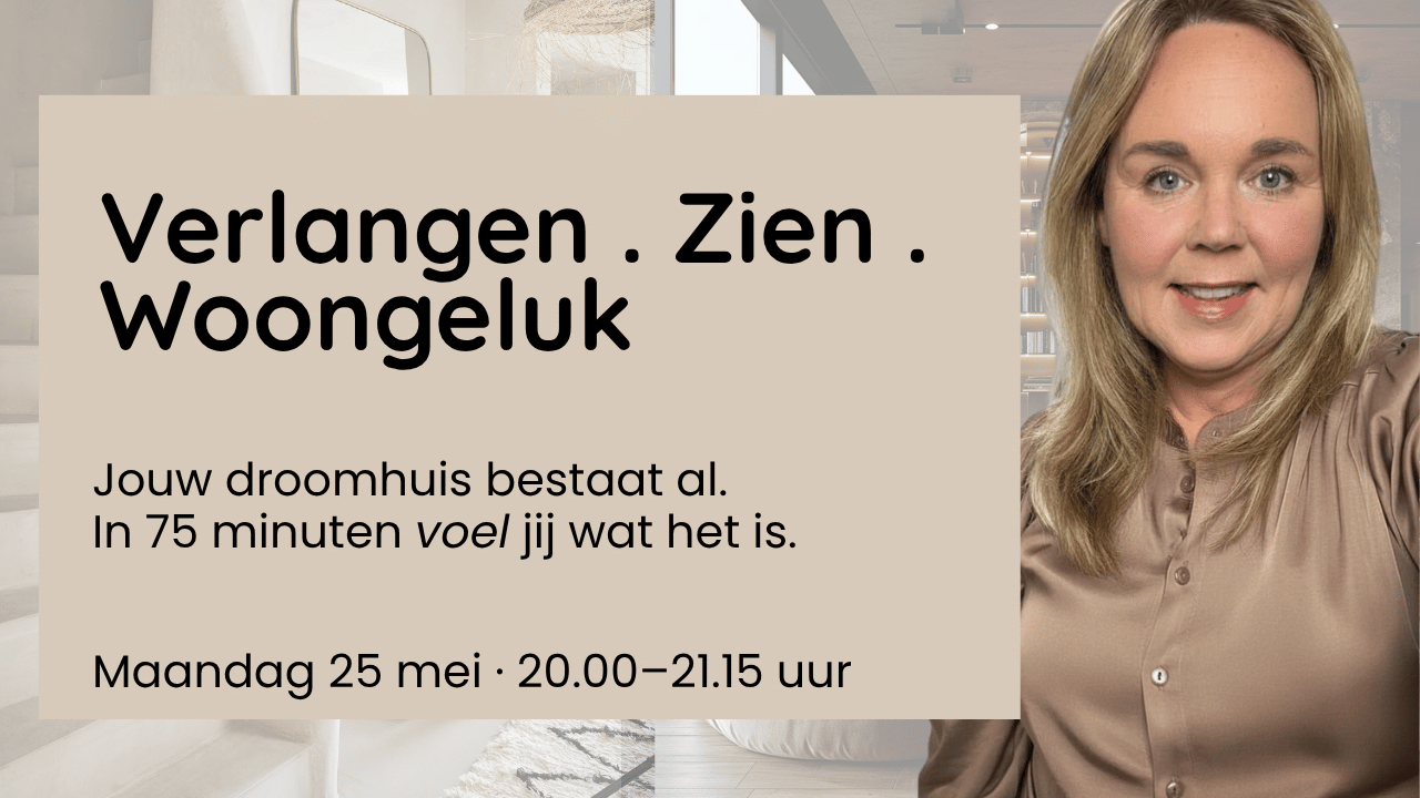 Jouw droomhuis bestaat al avond van woondesignhub. Begeleiding bij verbouwing