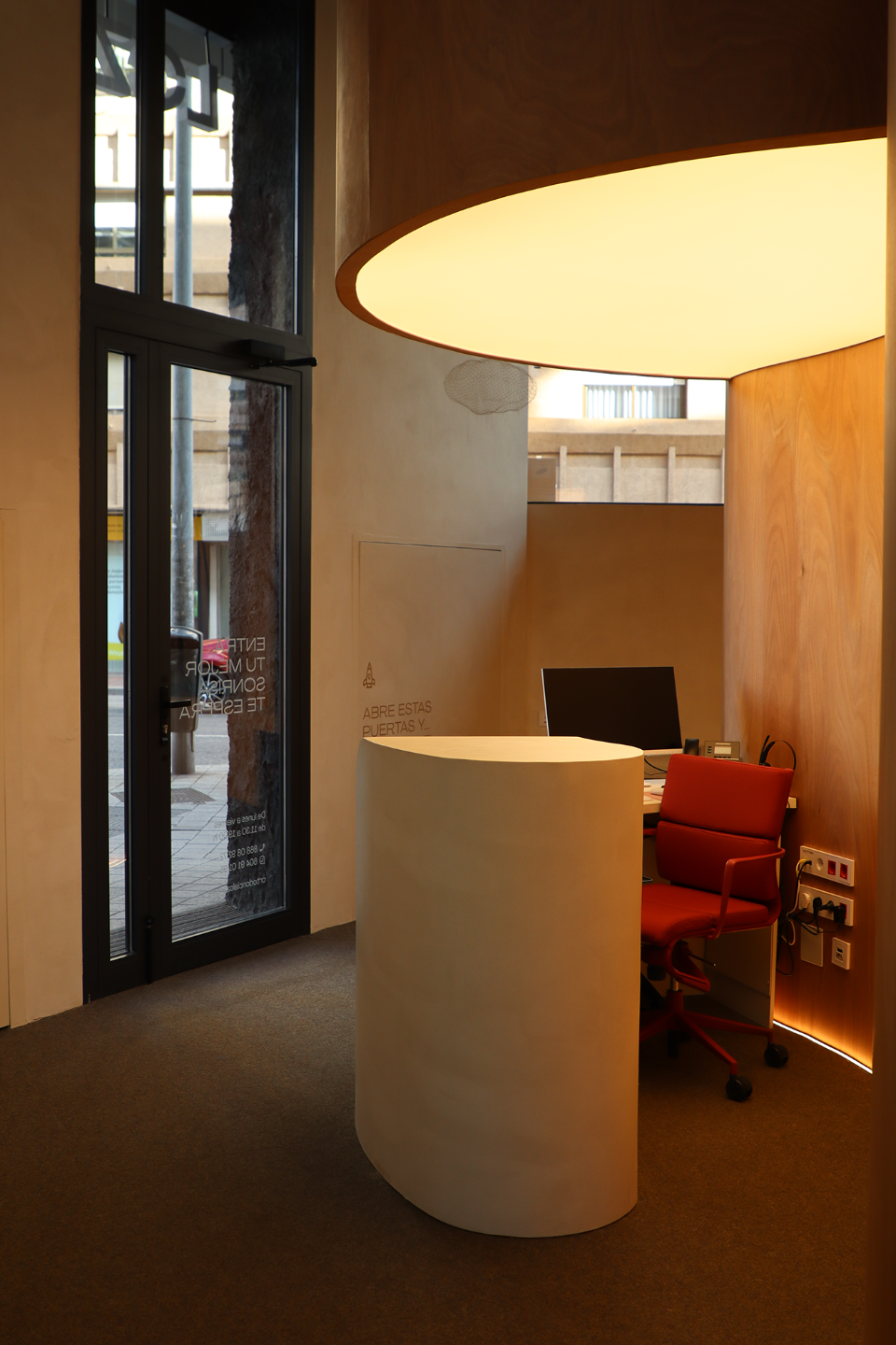 Interior de la clĂnica