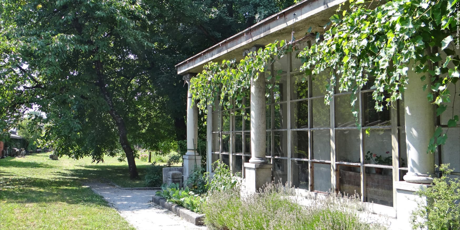huis en tuin van Plečnik in Ljubljana