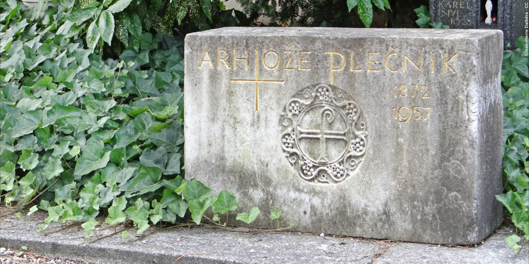 grafsteen van Jozef Plečnik