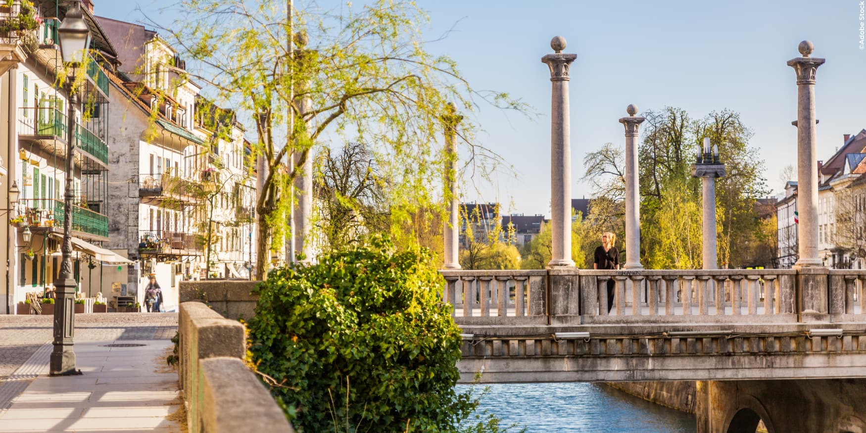 de Schoenmakersbrug in Ljubljana