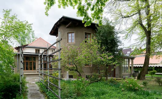 architect Plečniks gerestaureerde woningin Ljubljana