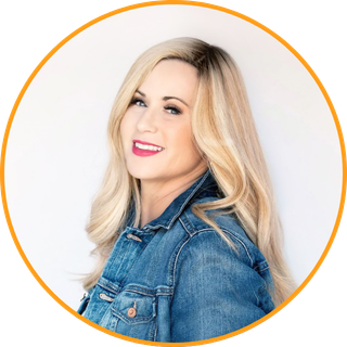 Professional coach sharing her experience with heart-centered coach education.