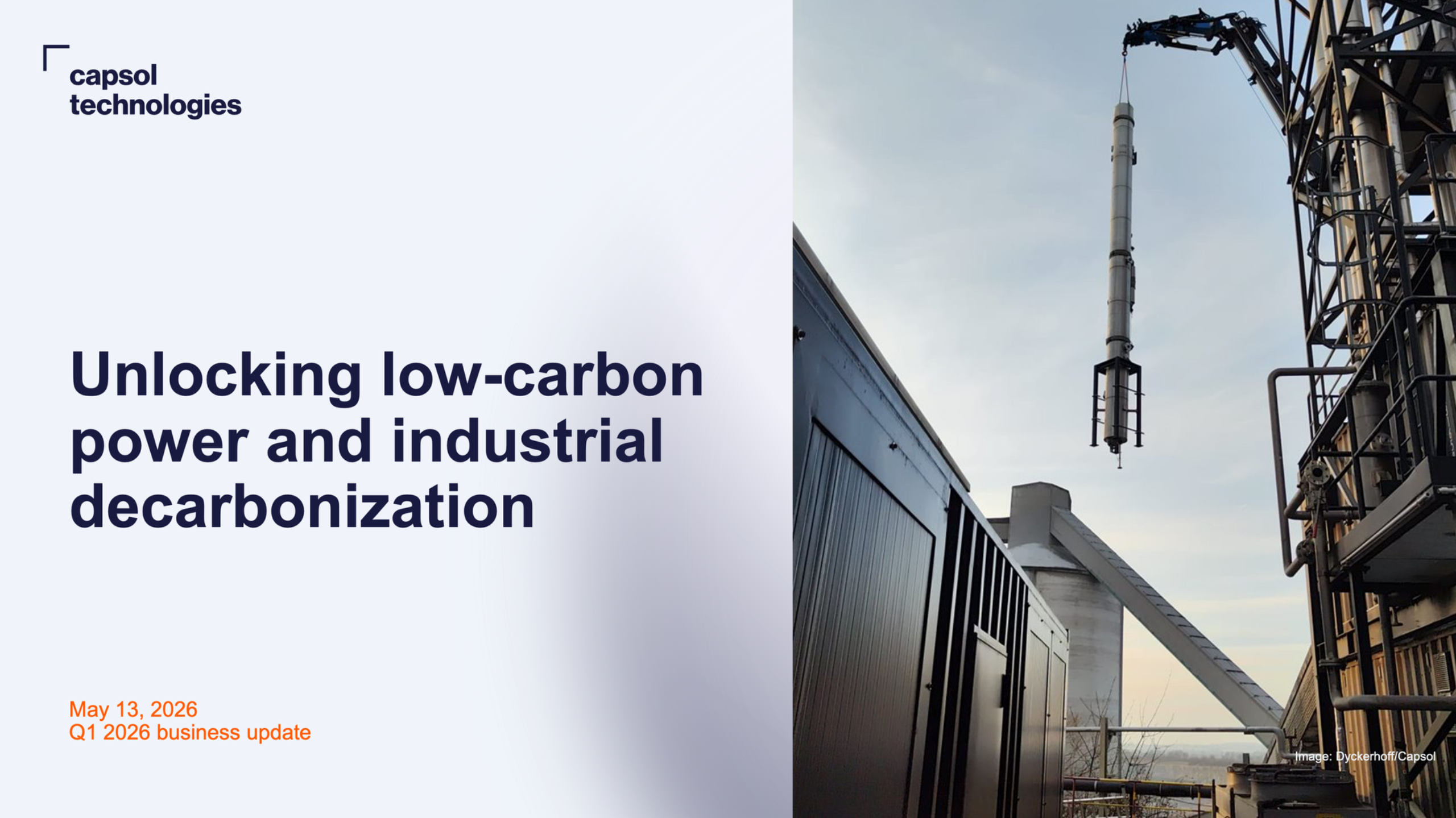 Capsol: Svaling a proven carbon-capture platform