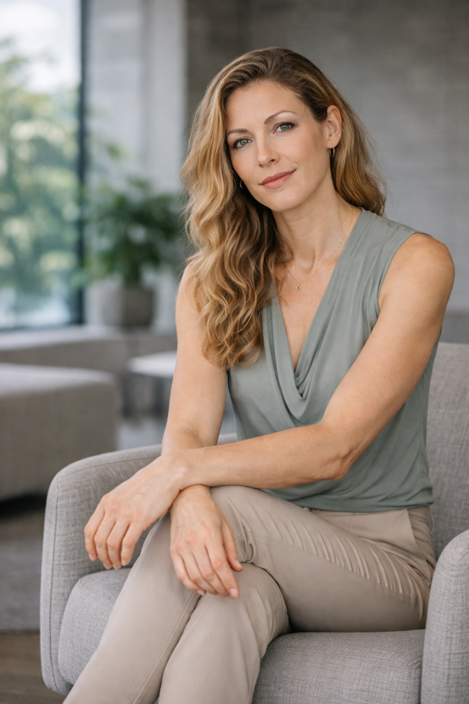 Dr. Jaclyn Normandie conducting a choir