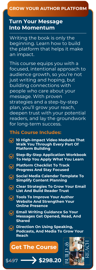 Grow your author platform