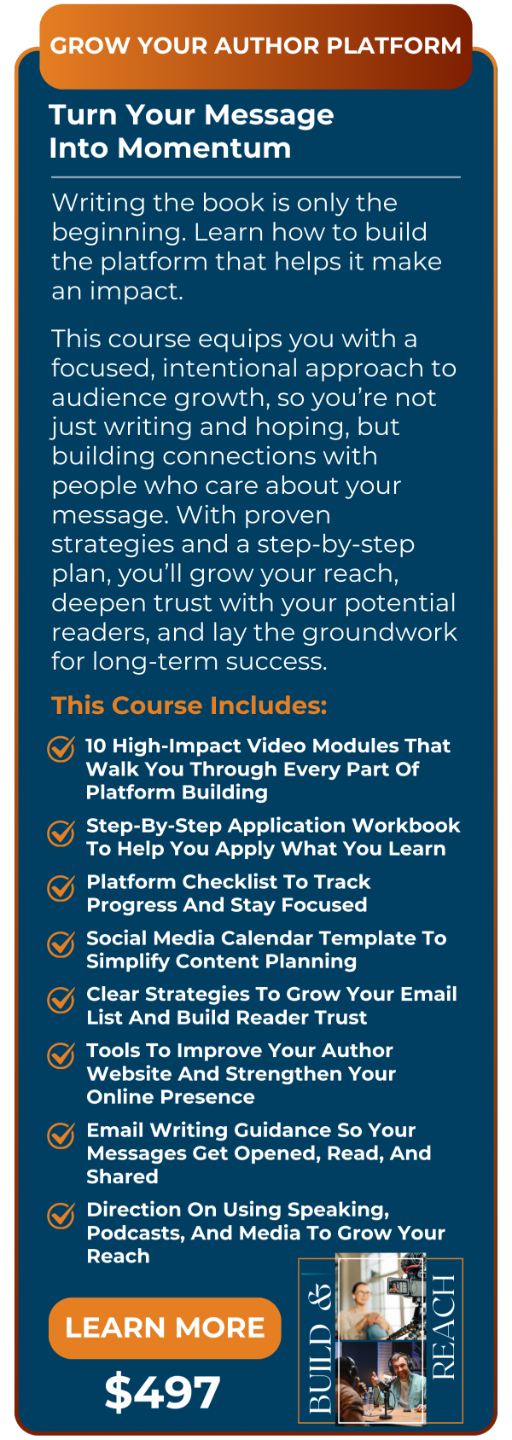 Grow your author platform
