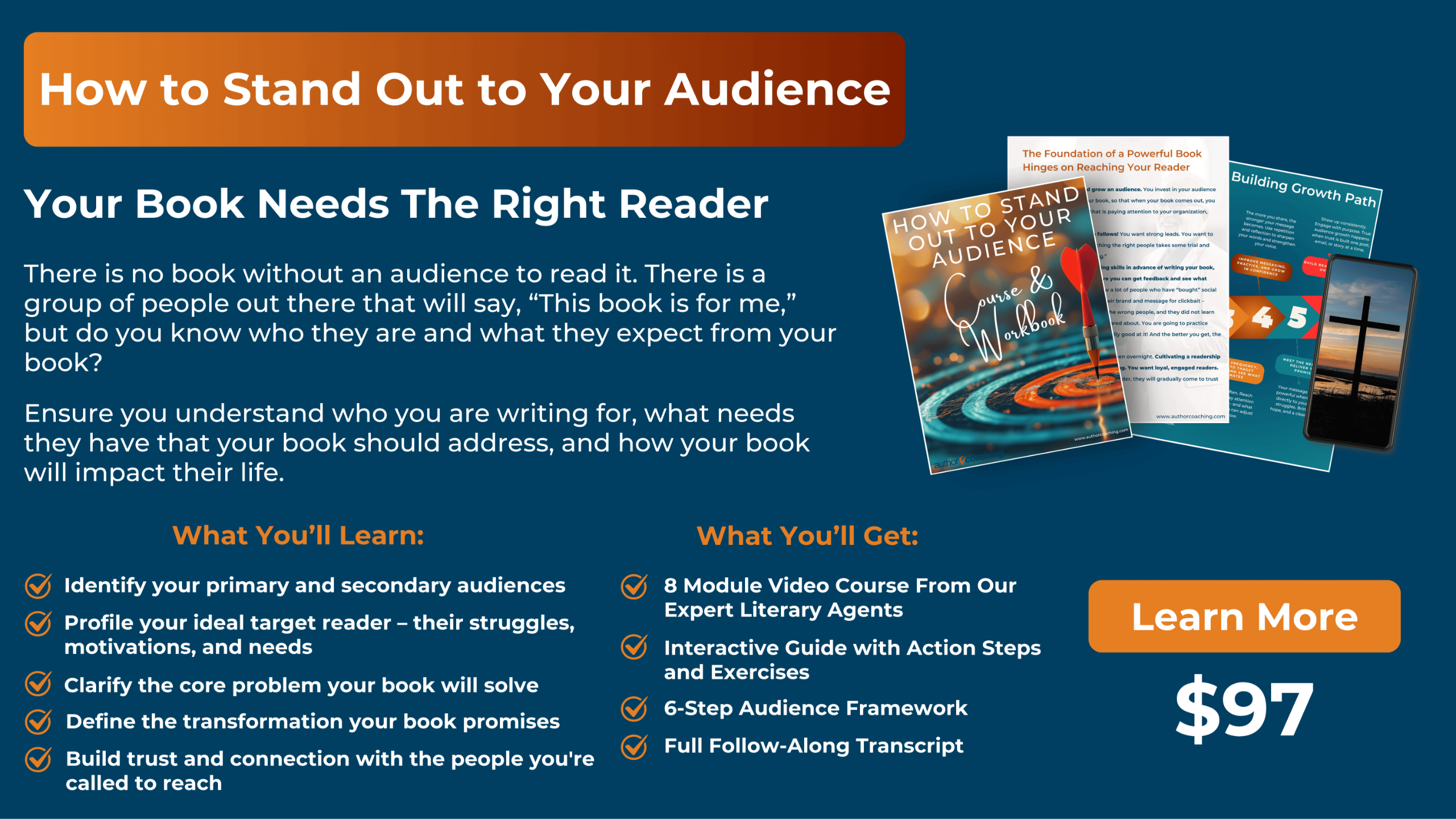 How to understand and stand out to your audience.  Your book needs an audience to read it