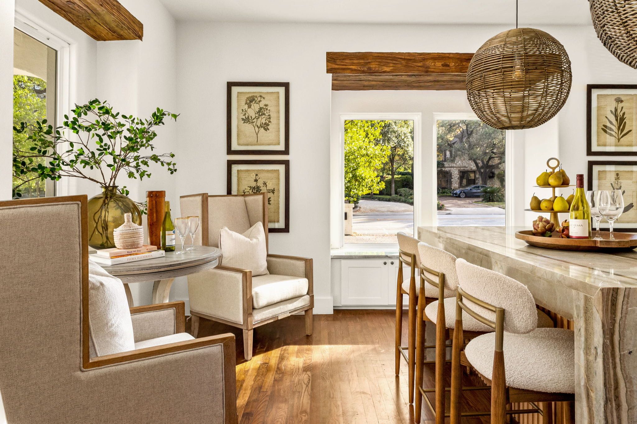 cottage style home staging san antonio