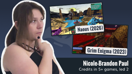 Nicole-Brandon Paul has credits in 5+ games.