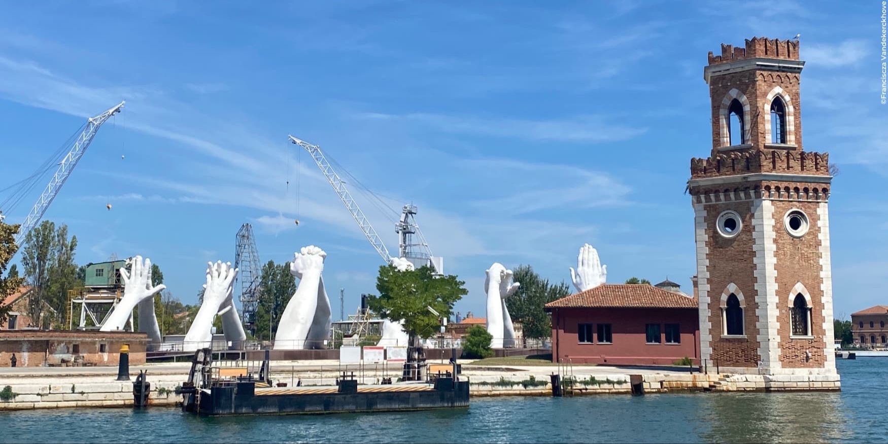 het Arsenaal van Venetië vanop het kanaal