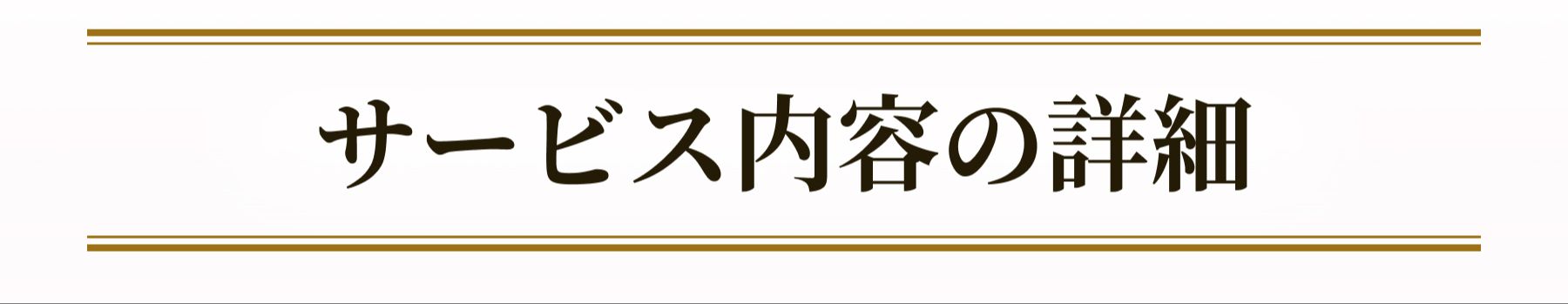 サービス内容の詳細