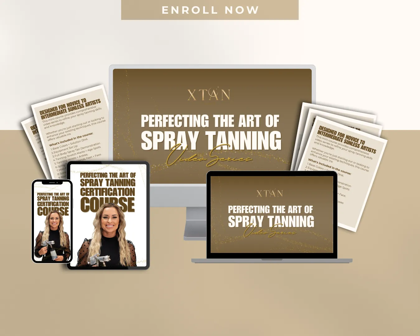 X-Tan Sunless Beginners Spray Tan Certification Course