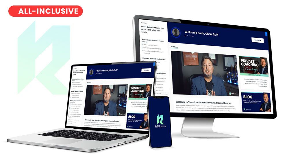 REIRemix Lease Option Training Course