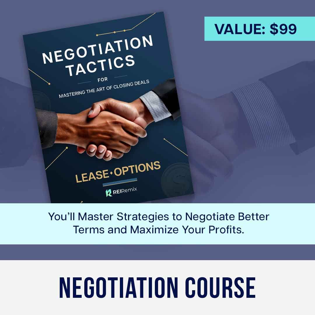 Lease Option Negotiation Tactics Course