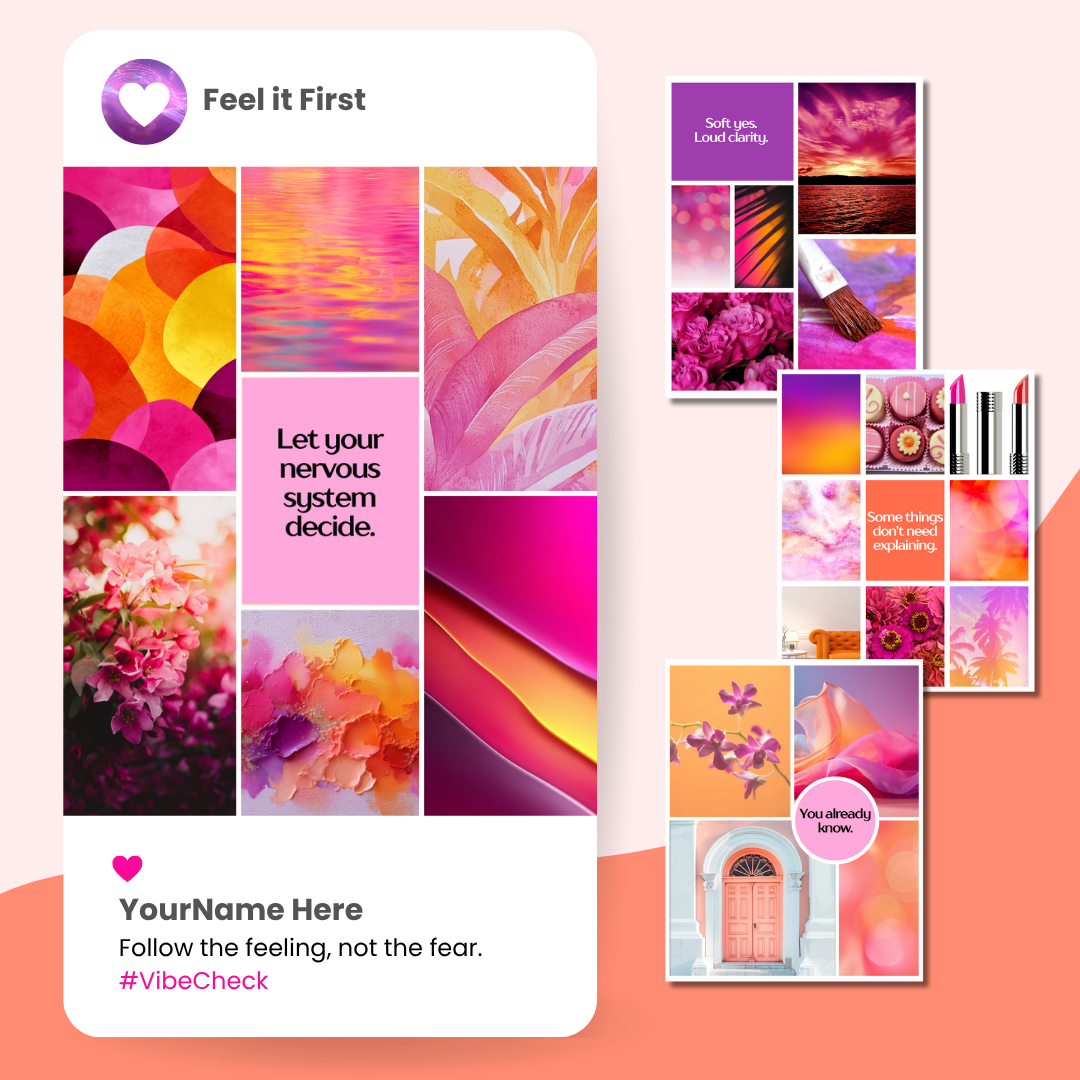 Instant Vibe Check Covers template mockup