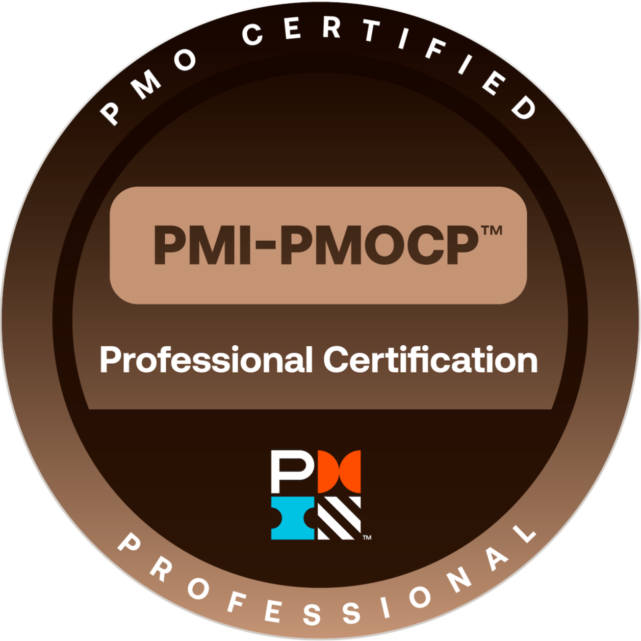 PMI-PMOCP, PMO Certified Professional certification badge
