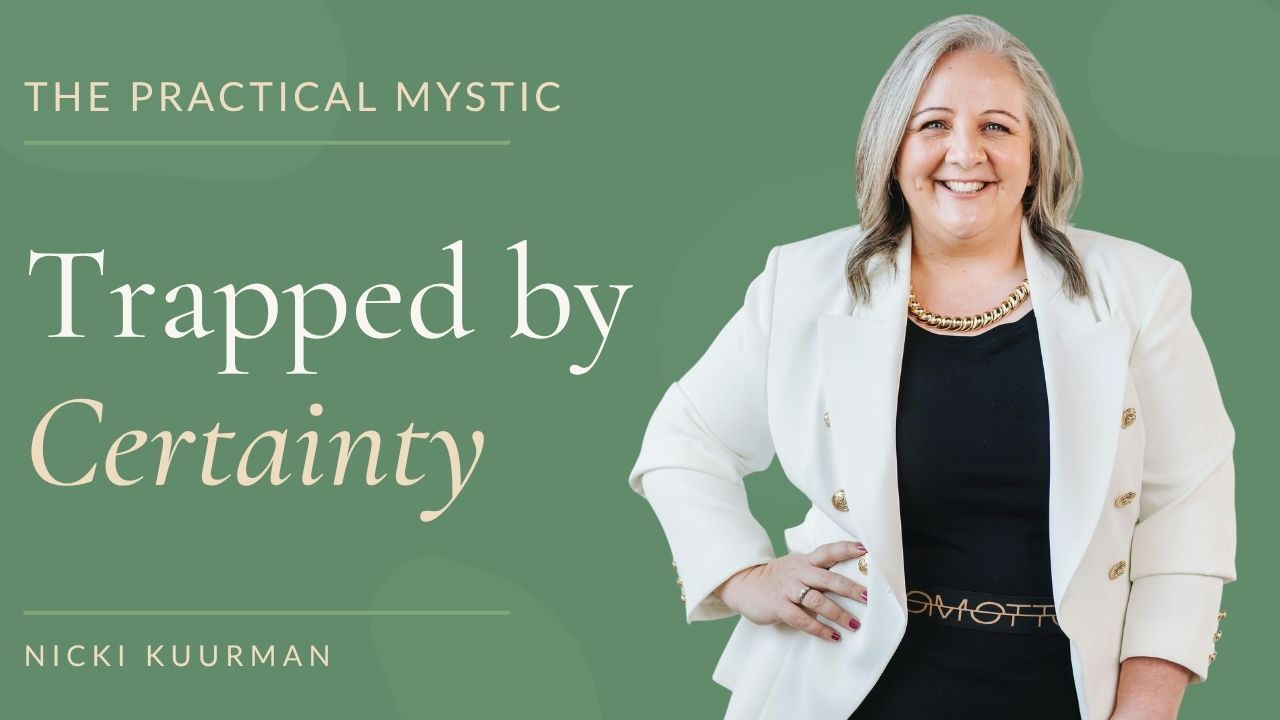 Nicki Kuurman promoting Episode 4 of The Practical Mystic Podcast