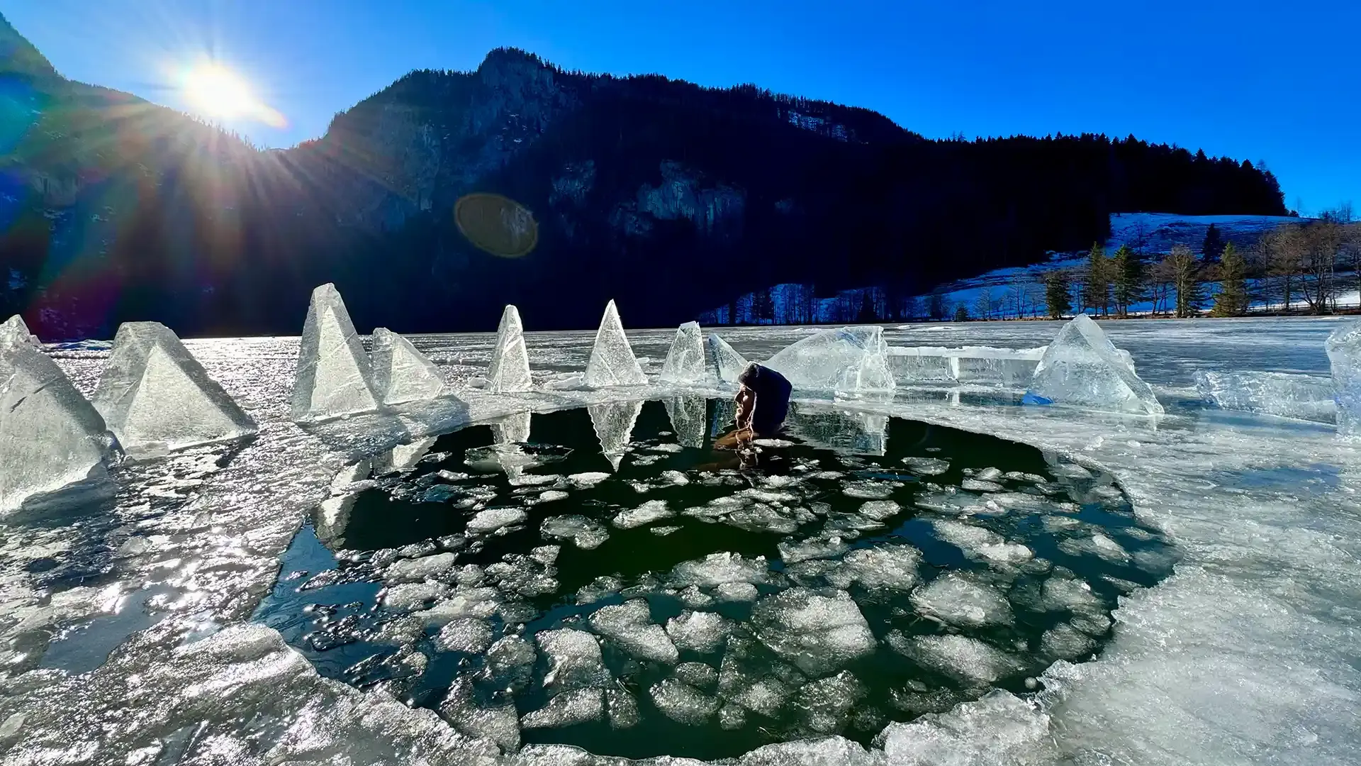 Eisbaden Oberösterreich