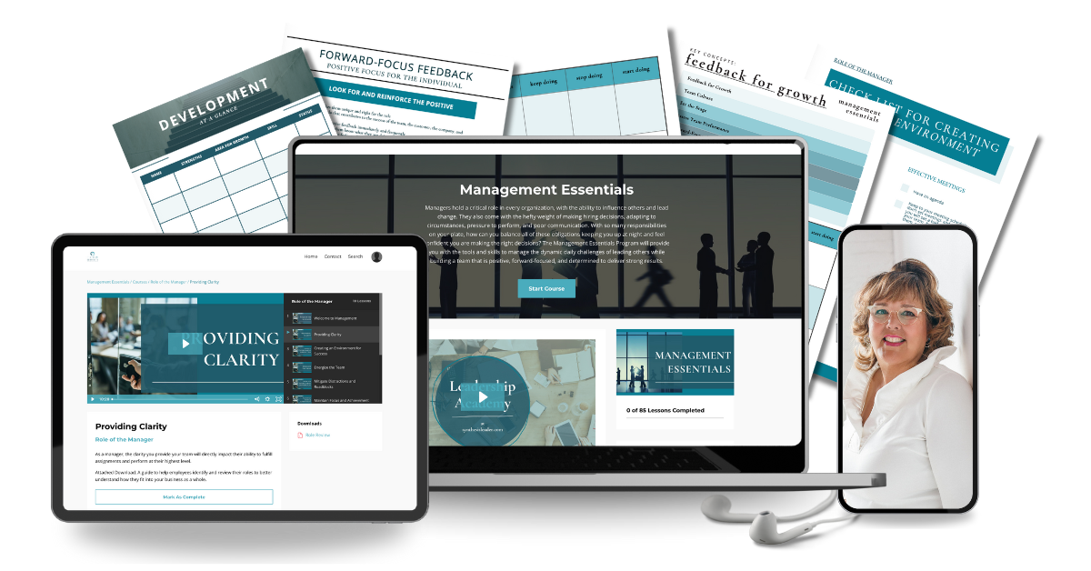 the managers edge laid out so people can see what's offered