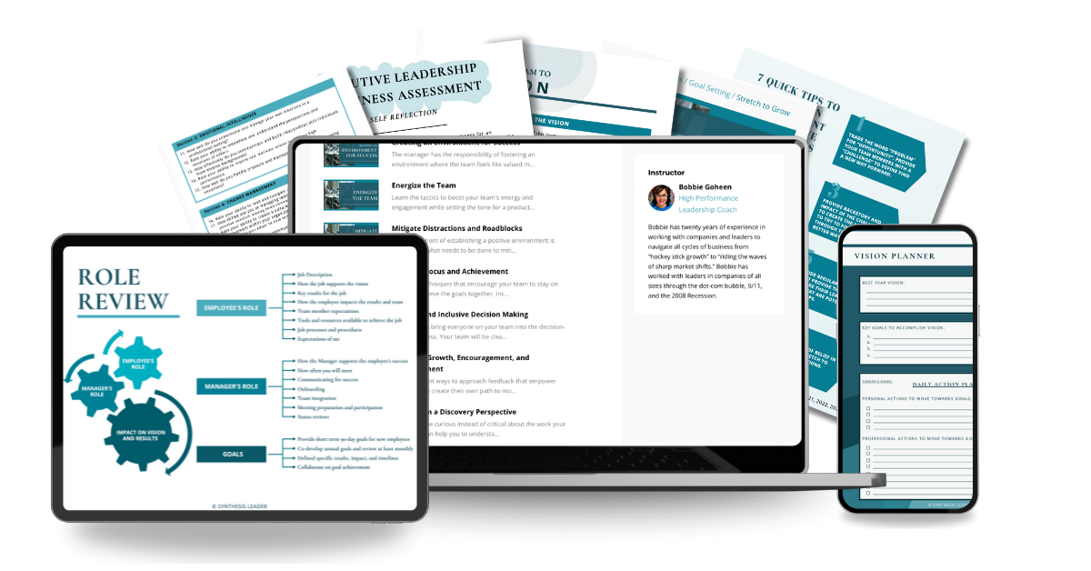 visual depiction of the manager's edge course