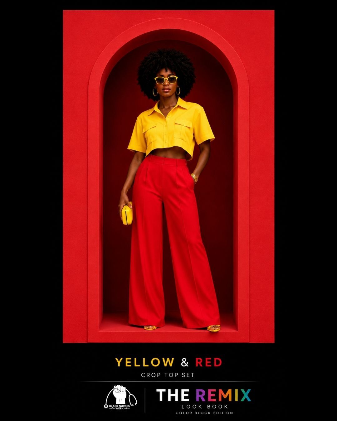 Color block dress code example