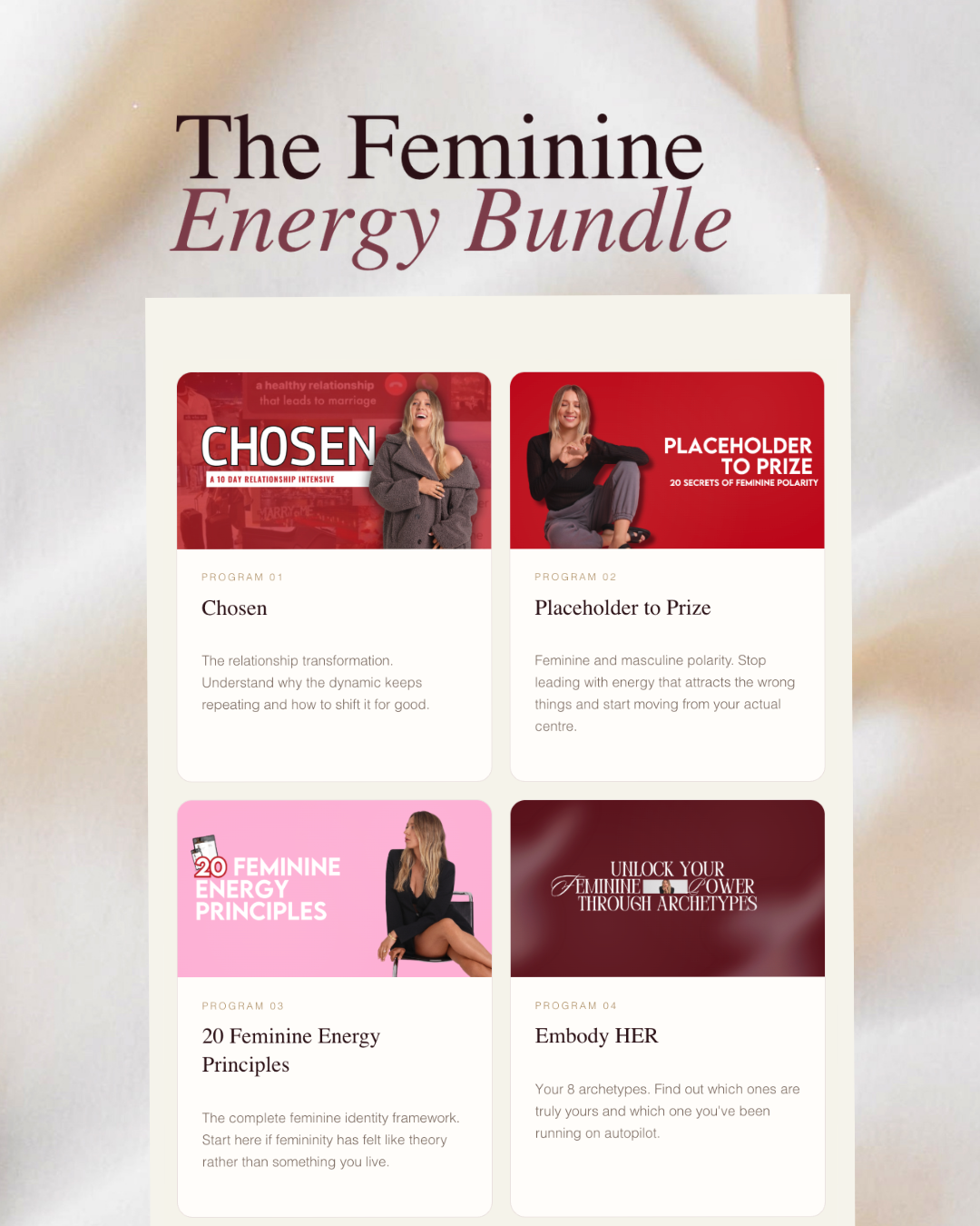 Feminine Energy Bundle
