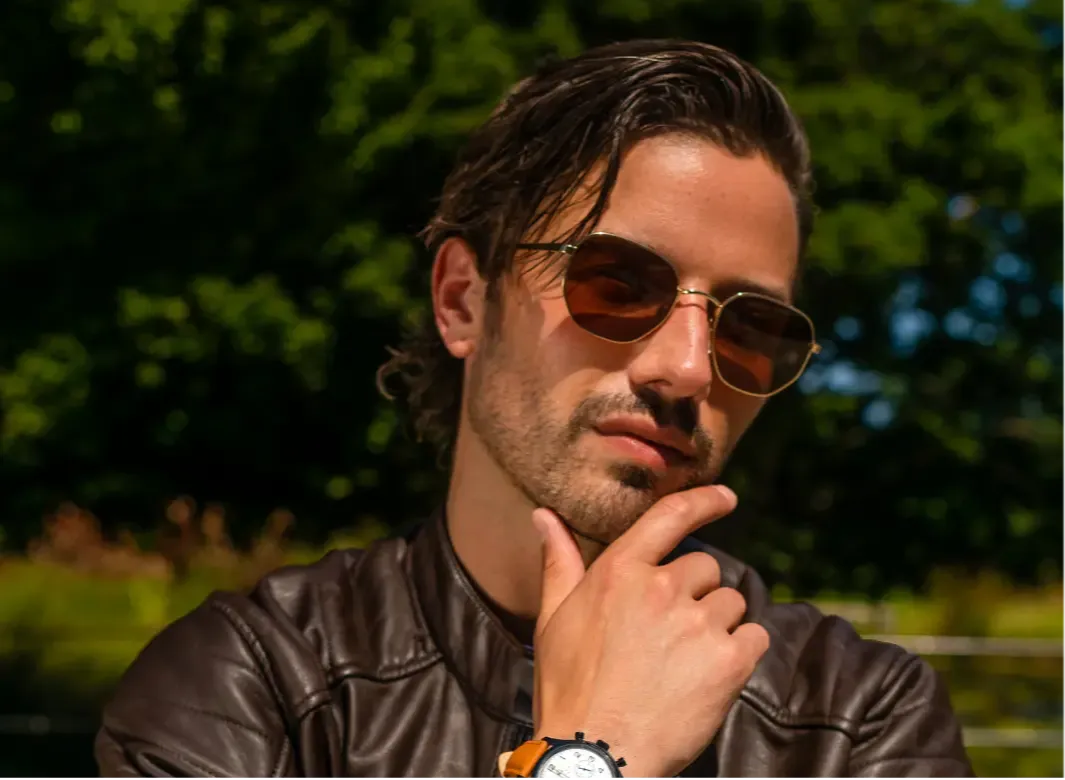 Man with sunglasses