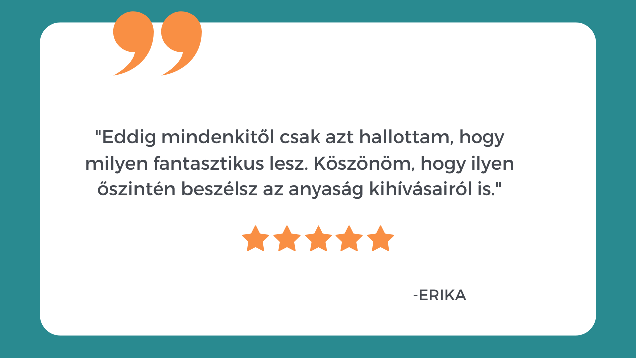 Anya születik tanfolyam vélemény