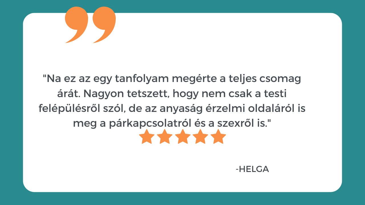 Anya születik tanfolyam vélemény