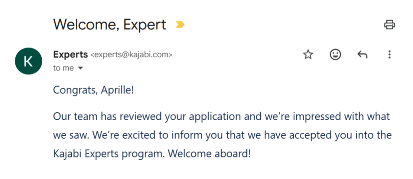 Kajabi Experts Proof | Aprille Sta Maria