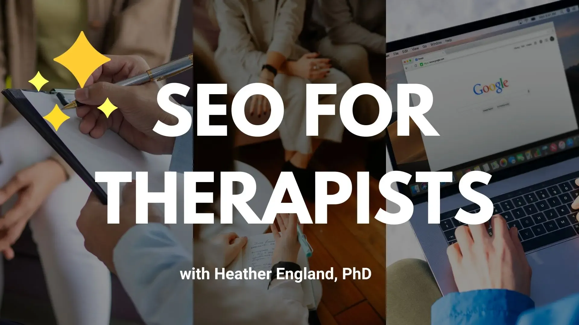 SEO for therapists course icon to get found online
