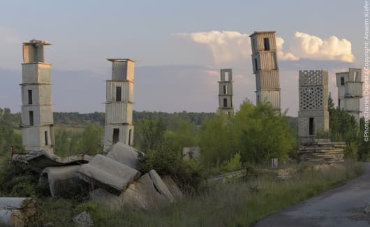 werk van Anselm Kiefer in La Ribaute