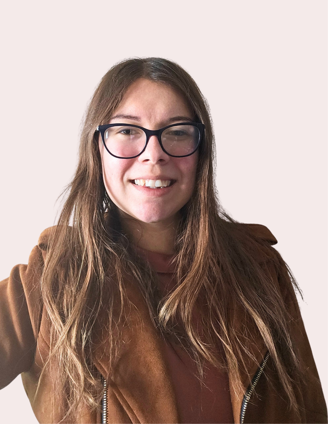 The workshop creator smiling