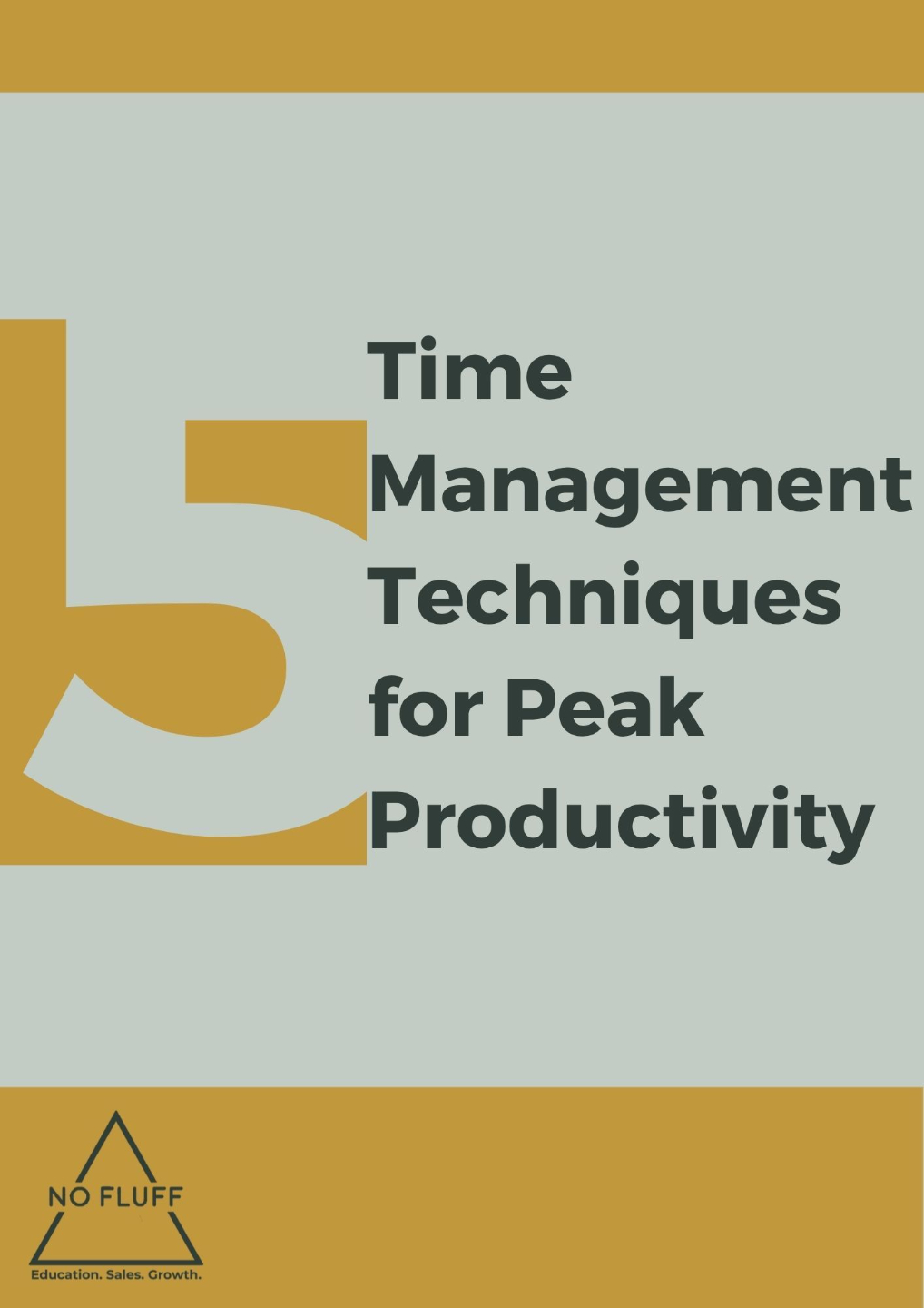 5 Time management techniques for peak productivity