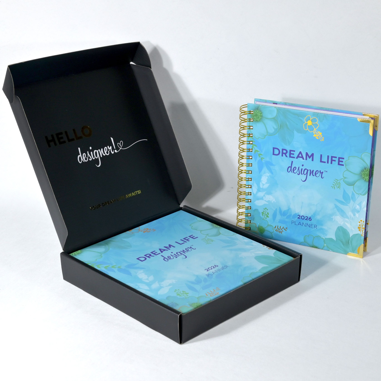 Classic Black Dream Life Designer Planner 2022 inside page