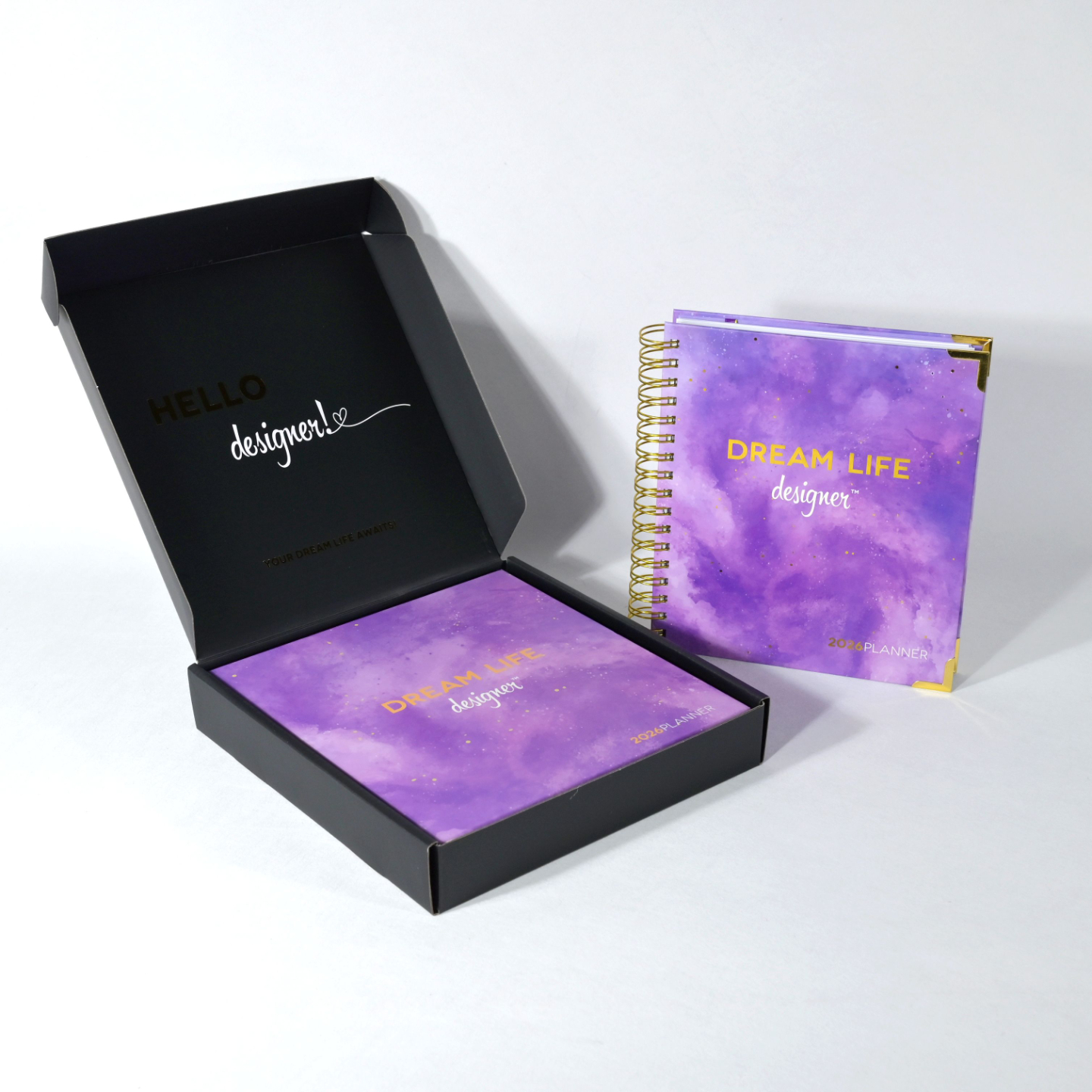 Dream Life Designer Planners Purple Splash