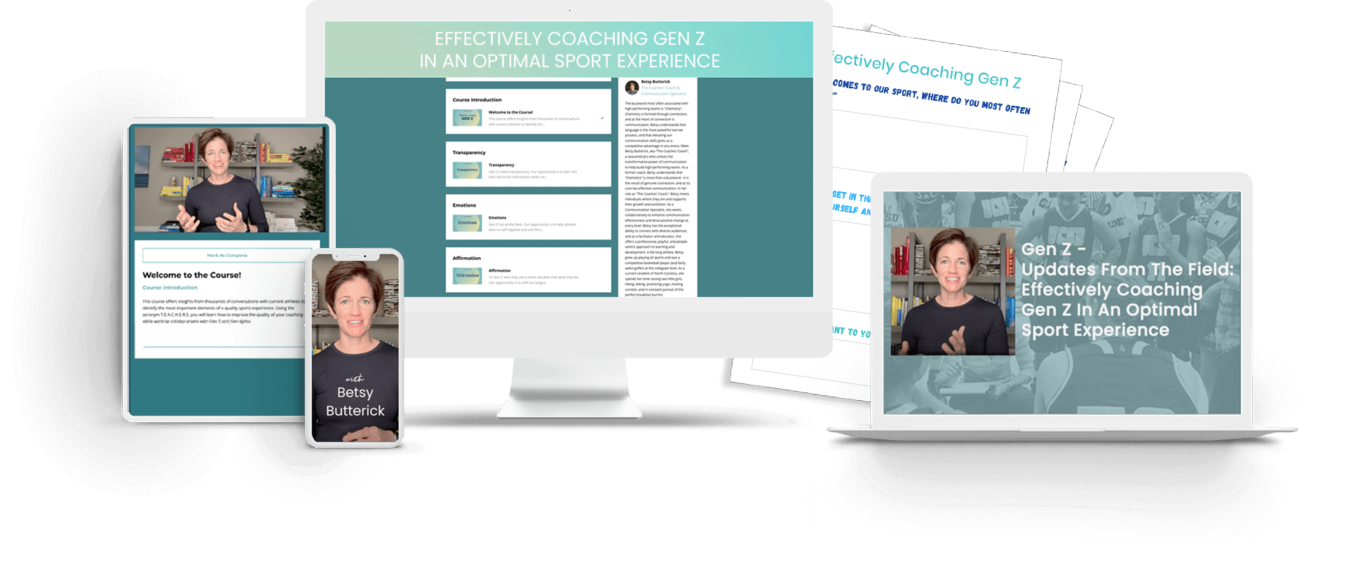 GEN Z - Updates From the Field: Effectively Coaching Gen Z in an Optimal Sport Experience mockup