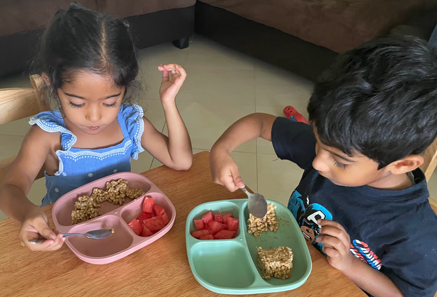 My toddler eats well, so I think everything is fine