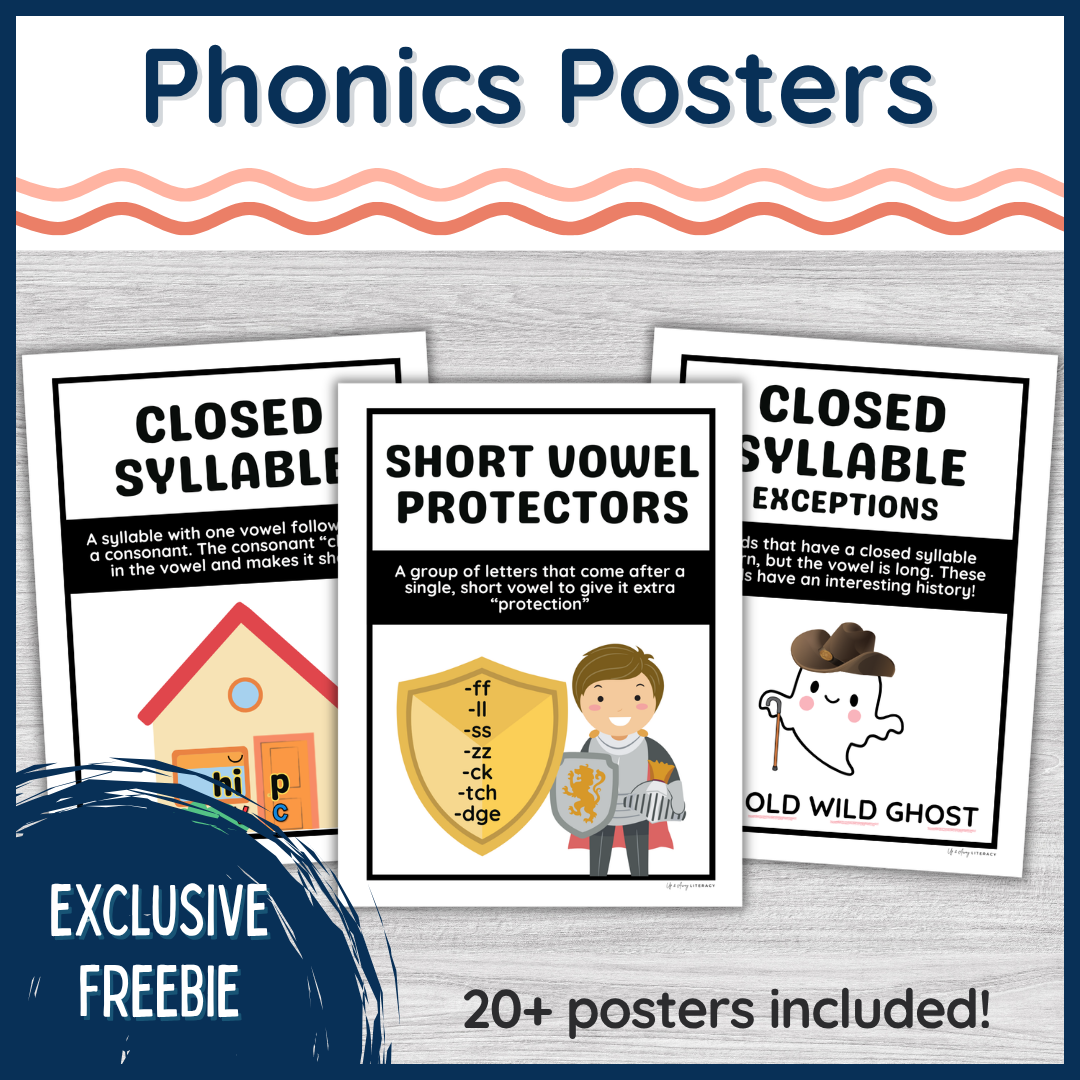 20+ free phonics posters for K–2 teachers