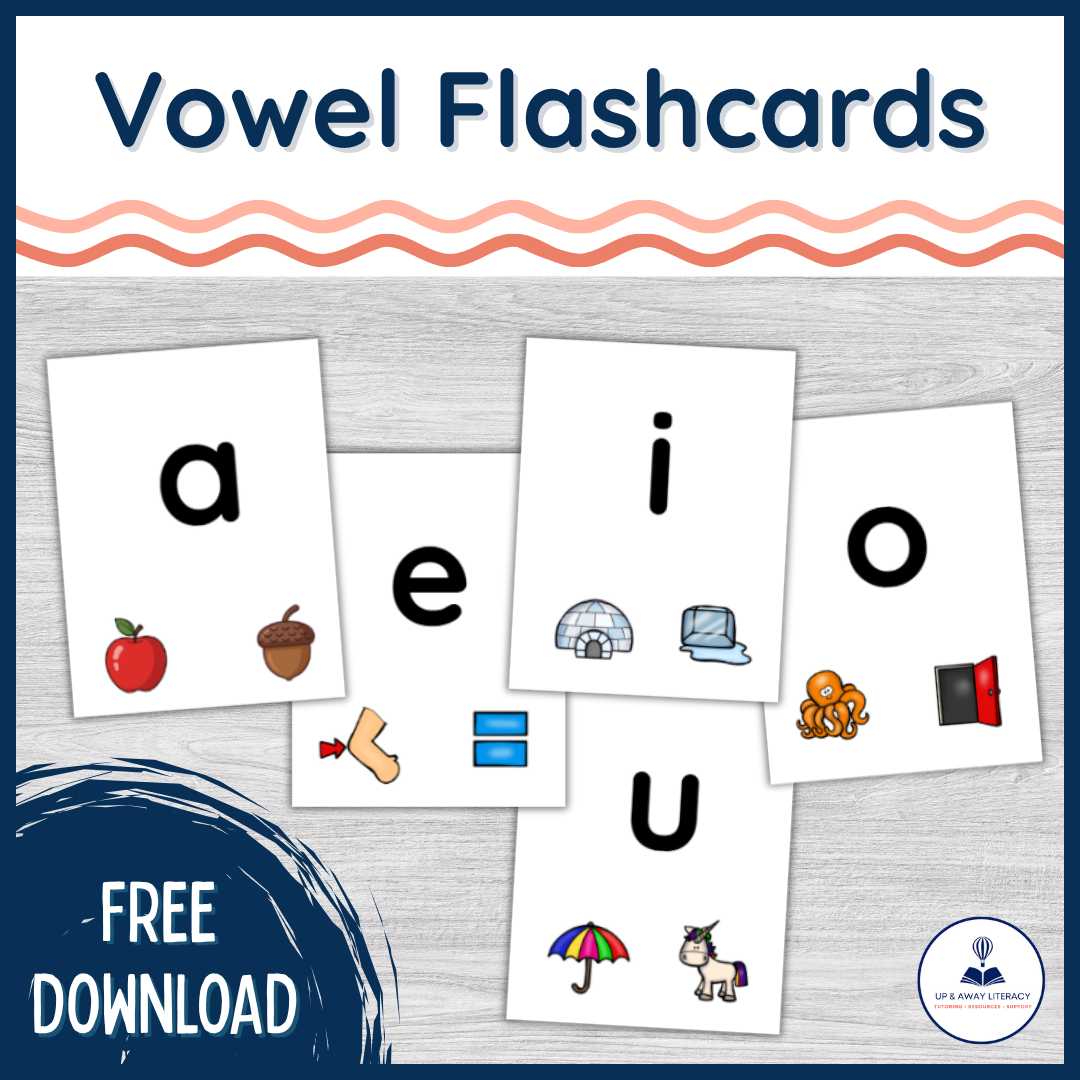 vowel flashcards for automatic vowel recognition