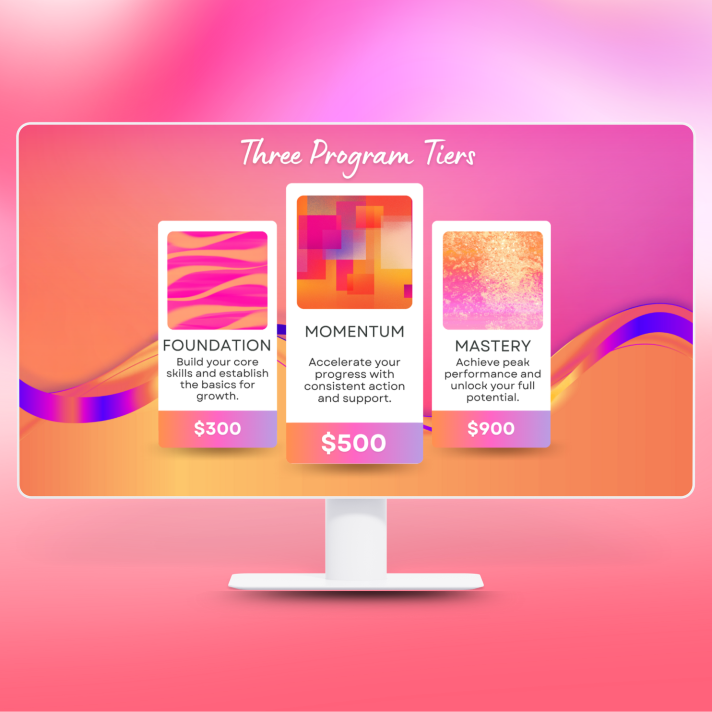 Parallel Paths Pricing Tables template mockup