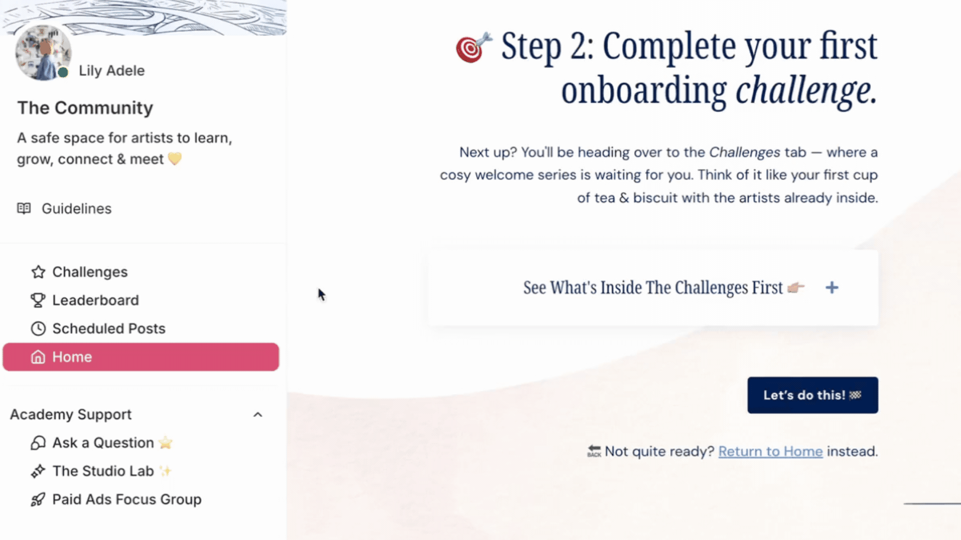 How to join the onboarding challenges demo