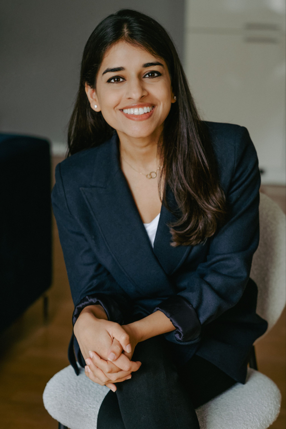 Shivani Berry, Founder of Career Mama and her child