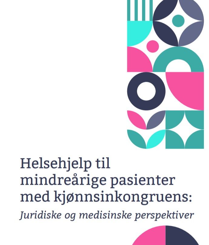 Forsiden av Egalias rapport om helsehjelp til mindreårige transpersoner