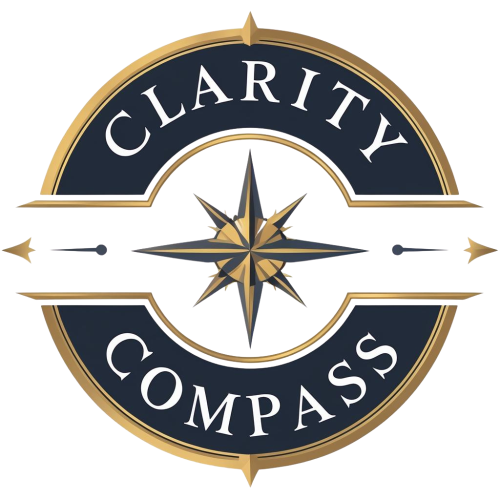 Clarity Compass Icon Logo