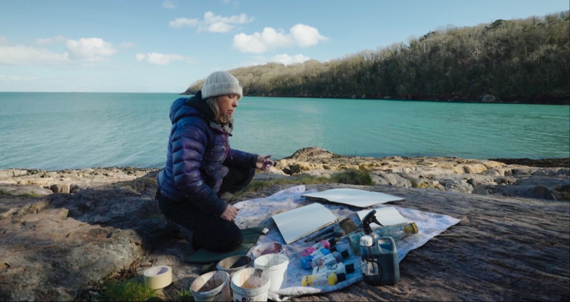 Sam Boughton Plein Air Abstracts course overview – painting expressive landscapes outdoors